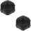 2Pièces Capuchon Réservoir ABS Sceau Étanche Noir 7