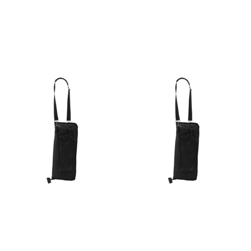 2Pièces Sac Simple Et Solide Pour De Batterie Noir Portable 2