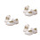 3Paires Chaussures Enfants Blanches Design Stylé Semelle Résistante 9