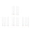 24Pcs Multipurpose White Wood Pencils for Sewing Fabric Ceramic 9