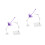 4Pièces Présentoir Action Figurine Violet Plastique Accessoires 7