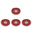 4Pcs Durable Steel Hydraulic Jack Pads Red Floor Jack Support Pad 8