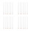 24Pcs Multipurpose White Wood Pencils for Sewing Fabric Ceramic 7