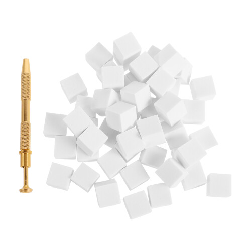 250Pièces Kit Éponges Ongles Mousse Douces Et Réutilisables