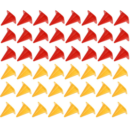 100Pièces Cônes De ABS Colorés Aide Pédagogique Enfant