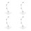 4Pièces Support Figurine Plastique Transparent Pour Bureau Et Maison 5