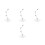 4Pièces Support Figurine Plastique Transparent Pour Bureau Et Maison 8