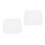 2Pièces Palettes Céramique Blanches Pour Mélange Cosmétiques 4