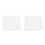 2Pièces Palettes Céramique Blanches Pour Mélange Cosmétiques 6