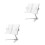 2Pièces Support De Lecture Réglable En Aluminium Pour Maison Et École 8