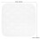 2Pièces Palettes Céramique Blanches Pour Mélange Cosmétiques 10