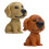 8Pièces Accessoires Intérieur Bobblehead Coloré Résine 2