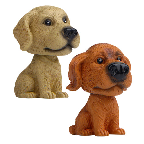 8Pièces Accessoires Intérieur Bobblehead Coloré Résine 1