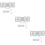 3Sets Decorative LED Digital Wall Clock White 3D Mute Hanging 7