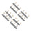4Pairs Silver Metal Guitar Tuning Knobs for Electric Guitar 9