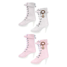 4Paires Bottes Talons Hauts Pour 60 Cm Design Élégant Coloré
