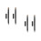 4Pcs Multi-Function Double-Ended Black Makeup Brush Lip Eyeliner Tool 6