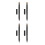 4Pcs Multi-Function Double-Ended Black Makeup Brush Lip Eyeliner Tool 2