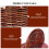 Red Wicker Basket Handheld Picnic Storage for Outdoor Use 6