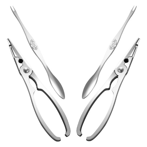 16Pièces Outils Inoxydables Ensemble Pour Déguster Fruits De 1