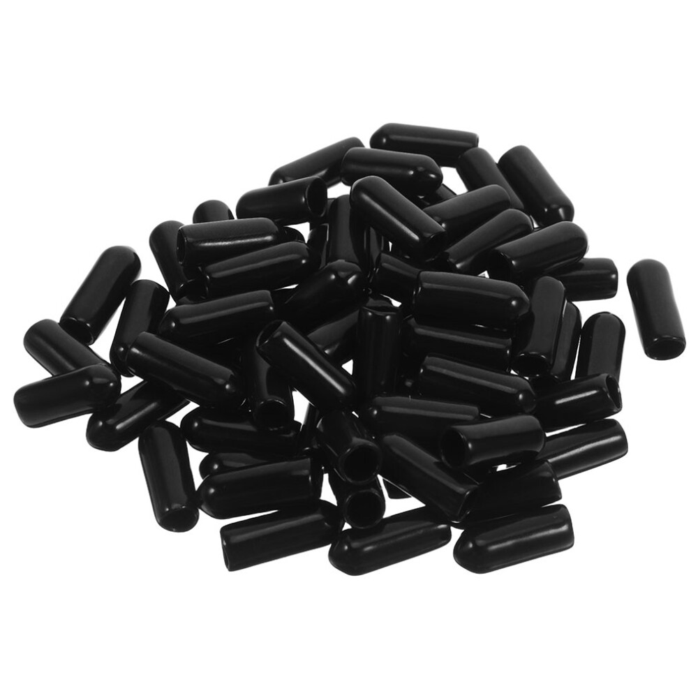 600Pcs Flexible Pvc Bolt Connector Caps Black Screw Head Protection 3633982006998
