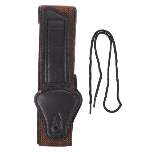 2Pcs Comfortable Brown Guitar Shoulder Belt Cotton PU Durable