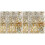 2Pcs Glittering Golden 3D Static Window Stickers for Home Privacy 2