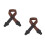 2Pcs Comfortable Brown Guitar Shoulder Belt Cotton PU Durable 3