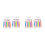 30Pcs Fluorescent Highlighter Markers Assorted Colors Ergonomic Design 5