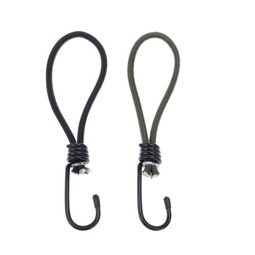 8Pcs Elastic Rope with Hook for Tent Use Assorted Durable and Flexible