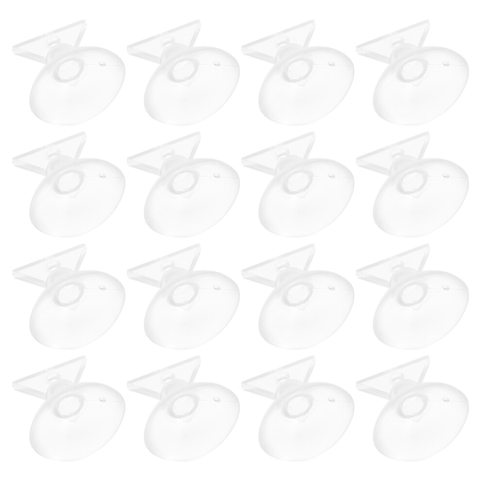 150Pcs Transparent Glass Suction Cups Strong Reusable Suckers For Home 3641285450752