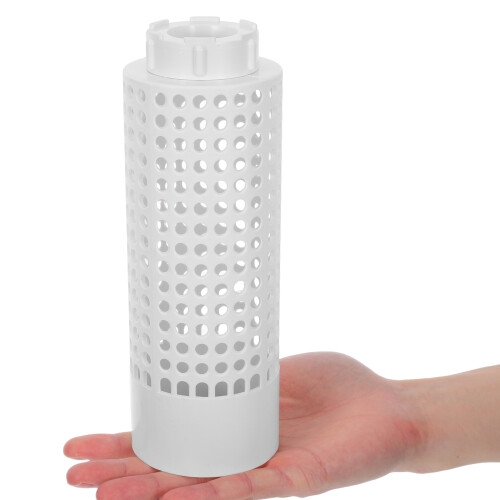 2Pcs White PVC Downspout Gutter Adapter with Easy Install Filtration 1