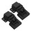 2Pairs Black Turntable Cover Hinges with Stable Smooth Lid Movement 2