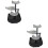 2Pcs Small Multi Color Waterfall Ornament for Living Room Table Decor 6