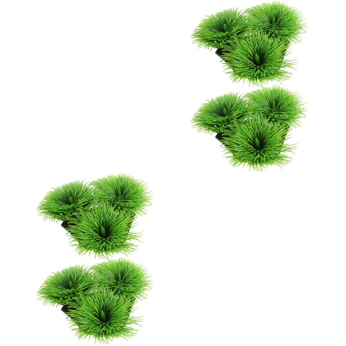 4Pcs Assorted Color Artificial Aquarium Leaves Fish Tank Decoration 2