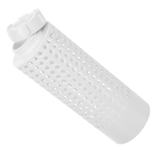 2Pcs White PVC Downspout Gutter Adapter with Easy Install Filtration 2