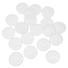100Pcs Plastic Drum Seal Caps Leakproof White Barrel Plugs for Cans