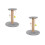 2Pcs Indoor Grey Cat Scratching Post Sisal Rope Vertical Scratch Pole 9