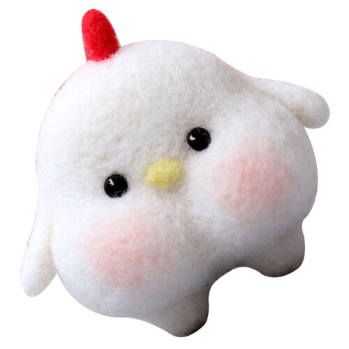 2Sets Wool Felt Needle Kit DIY White for Handmade Dolls 1