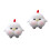 2Sets Wool Felt Needle Kit DIY White for Handmade Dolls 3