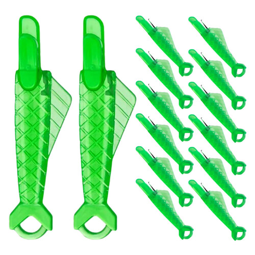 120Pcs Wide Compatibility Fish Mouth Threader for Sewing Machine 1
