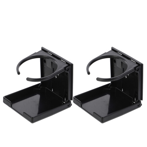 4Pcs Black ABS Cup Holder for Foosball Table - Sturdy Game Table Rack