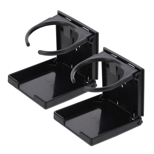4Pcs Black ABS Cup Holder for Foosball Table - Sturdy Game Table Rack 1