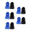 10Pcs Pirate Bandana Long Tail Headwraps Elastic Polyester for Cycling 7