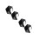 4Pcs Black ABS Cup Holder for Foosball Table - Sturdy Game Table Rack 7