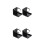 4Pcs Black ABS Cup Holder for Foosball Table - Sturdy Game Table Rack 8