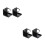 4Pcs Black ABS Cup Holder for Foosball Table - Sturdy Game Table Rack 5