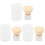 3Sets Fingernail Brush for Cleaning Transparent Nail Art & Makeup Tool 3