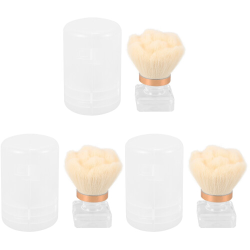 3Sets Fingernail Brush for Cleaning Transparent Nail Art & Makeup Tool 2