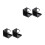 4Pcs Black ABS Cup Holder for Foosball Table - Sturdy Game Table Rack 6